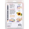 image:imageTombow 56169 Dual Brush Pen Art Markers Landscape 10Pack Blendable Brush and Fine Tip MarkersSecondary