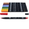 image:imageTombow 56169 Dual Brush Pen Art Markers Landscape 10Pack Blendable Brush and Fine Tip MarkersSecondary