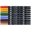 image:imageTombow 56169 Dual Brush Pen Art Markers Landscape 10Pack Blendable Brush and Fine Tip MarkersSecondary