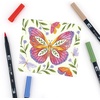 image:imageTombow 56169 Dual Brush Pen Art Markers Landscape 10Pack Blendable Brush and Fine Tip MarkersSecondary