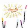 image:imageTombow 56169 Dual Brush Pen Art Markers Landscape 10Pack Blendable Brush and Fine Tip MarkersTropical
