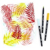 image:imageTombow 56169 Dual Brush Pen Art Markers Landscape 10Pack Blendable Brush and Fine Tip MarkersTropical