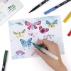 image:imageTombow 56198 Watercolor Set Includes Dual Brush Pens Water Brush Blending Palette Guide and More Perfect for Beginner Watercolor Art