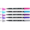 image:imageTombow 56211 Dual Brush Pen Art Markers Tropical 6Pack Blendable Brush and Fine Tip MarkersGalaxy