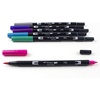 image:imageTombow 56211 Dual Brush Pen Art Markers Tropical 6Pack Blendable Brush and Fine Tip MarkersGalaxy