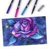 image:imageTombow 56211 Dual Brush Pen Art Markers Tropical 6Pack Blendable Brush and Fine Tip MarkersGalaxy