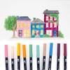 image:imageTombow 56216 Dual Brush Pen Art Markers Cottage 10Pack Blendable Brush and Fine Tip Markers