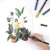 image:imageTombow 56218 Dual Brush Pen Art Markers Bohemian 10Pack Blendable Brush and Fine Tip MarkersMARKING