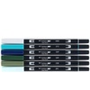 image:imageTombow 56227 Dual Brush Pen Art Markers Wonderland 6Pack Blendable Brush and Fine Tip Markers Portrait 1 Count Pack of 6