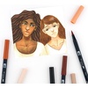 image:imageTombow 56236 Dual Brush Pen Art Markers Portrait 6Pack Blendable Brush and Fine Tip Markers