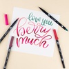 image:imageTombow 56237 Dual Brush Pen Art Markers Very Berry 6Pack