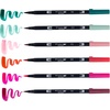 image:imageTombow 56237 Dual Brush Pen Art Markers Very Berry 6Pack