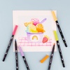 image:imageTombow 56240 Dual Brush Pen Art Markers Yay Sorbet 6Pack Blendable Brush and Fine Tip Markers