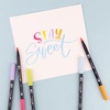 image:imageTombow 56240 Dual Brush Pen Art Markers Yay Sorbet 6Pack Blendable Brush and Fine Tip Markers
