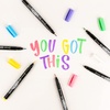 image:imageTombow 56448 Fudenosuke Brush Pens Pastel 6Pack