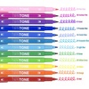 image:imageTombow 61526 TwinTone Marker Set Rainbow 12Pack DoubleSided Markers Perfect for Planners Journals Doodling and MoreDoublesided