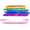 image:imageTombow 61526 TwinTone Marker Set Rainbow 12Pack DoubleSided Markers Perfect for Planners Journals Doodling and MoreDoublesided