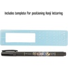 image:imageTombow 82040 Fudenosuke Brush Pen Twin Tip BlackGray Fudenosuke Brush Pen for Calligraphy and Art DrawingsSoft Tip
