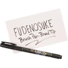 image:imageTombow 82040 Fudenosuke Brush Pen Twin Tip BlackGray Fudenosuke Brush Pen for Calligraphy and Art DrawingsSoft Tip
