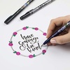 image:imageTombow 82040 Fudenosuke Brush Pen Twin Tip BlackGray Fudenosuke Brush Pen for Calligraphy and Art DrawingsTwin Tip