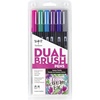 image:imageTombow 56211 Dual Brush Pen Art Markers Tropical 6Pack Blendable Brush and Fine Tip MarkersGalaxy