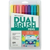 image:imageTombow 56217 Dual Brush Pen Art Markers Retro 10Pack Blendable Brush and Fine Tip Markers