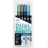 image:imageTombow 56227 Dual Brush Pen Art Markers Wonderland 6Pack Blendable Brush and Fine Tip Markers Portrait 1 Count Pack of 6