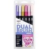 image:imageTombow 56228 Dual Brush Pen Art Markers Sweetheart Portrait 1 Count Pack of 6