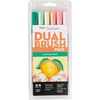 image:imageTombow 56239 Dual Brush Pen Art Markers Just Peachy 6Pack Blendable Brush and Fine Tip Markers
