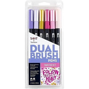 image:imageTombow 56228 Dual Brush Pen Art Markers Sweetheart Portrait 1 Count Pack of 6
