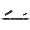 image:imageTombow ABTN156P Fibre Tip Pen Dual Brush Pen with Two Nibs Pack of 6 Black