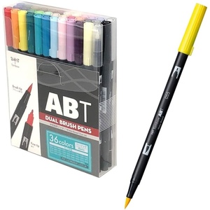 image:imageTombow Dual Brush Pen ABT Twin Type Graphic Marker AssortedAssorted