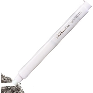 image:imageTombow Mono Stick Eraser Pen Black Precision Eraser with 67 mm Tip Refillable Pressure Mechanism PhthalateFree EHKUM11White