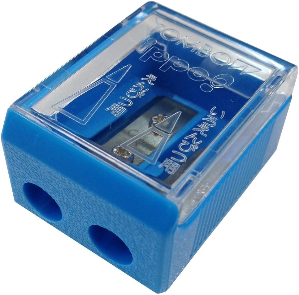 image:imageTombow Ippo Pencil Sharpener 2 Blade Size Assorted Colors 1Pack