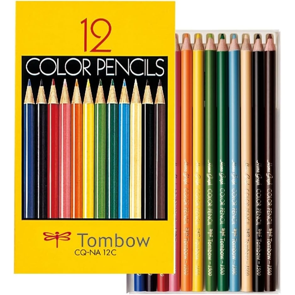 image:imageTombow CBNQ12C Colored Pencils NQ 12 ColorsSet of 12 Colors in Paper Box