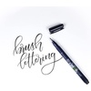 image:imageFudenosuke Brush Pen Hard Tip Black1 Count Pack of 2