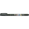 image:imageFudenosuke Brush Pen Hard Tip Black1 Count Pack of 4