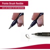 image:imageFudenosuke Brush Pen Hard Tip Black1 Count Pack of 4
