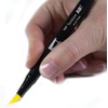 image:imageTombow 56618 Dual Brush Pen Art Marker 991  Light Ochre 1Pack Blendable Brush and Fine Tip MarkerProcess Yellow