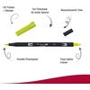 image:imageTombow ABT 990 Dual Brush Pen  Light Sand133 Chartreuse