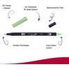 image:imageTombow ABT 990 Dual Brush Pen  Light Sand243 Mint