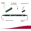 image:imageTombow ABT 990 Dual Brush Pen  Light Sand249 Hunter Green
