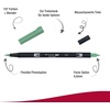 image:imageTombow ABT 990 Dual Brush Pen  Light Sand312 Holly Green