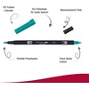 image:imageTombow ABT 990 Dual Brush Pen  Light Sand373 Sea Blue