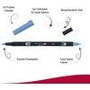 image:imageTombow ABT 990 Dual Brush Pen  Light Sand526 True Blue