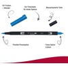 image:imageTombow ABT 990 Dual Brush Pen  Light Sand535 Cobalt Blue