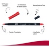 image:imageTombow ABT 990 Dual Brush Pen  Light Sand845 Carmine
