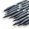 image:imageTombow ABT Dual Brush Pen set of 10 GRAYSCALE