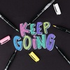 image:imageTombow Brush Pen Fudenosuke pastel for black paper white