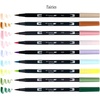 image:imageTombow Dual Brush Pen 3 Pack Set Mermaids Fairies amp Dragons  30 Piece  Includes Blender Pens  Water Based Art Marker with SelfCleaning Tip